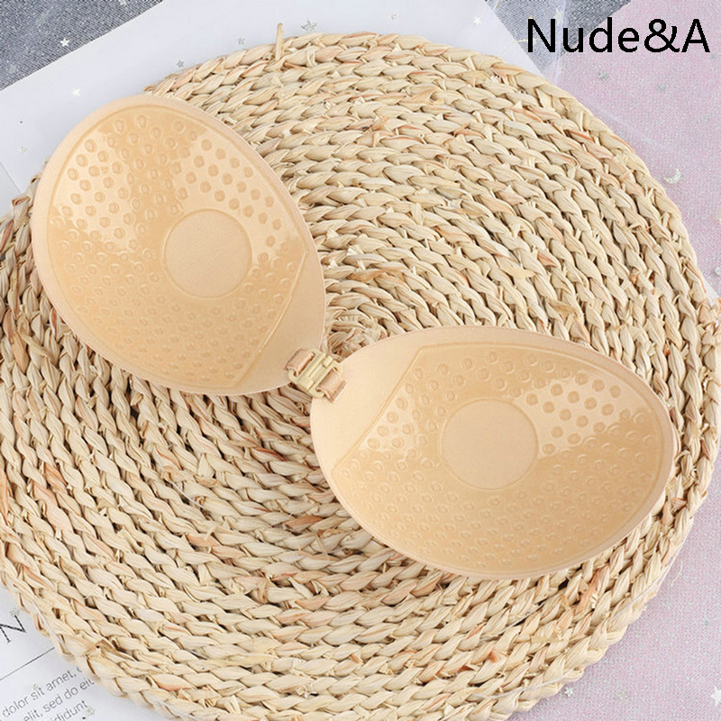 Round Sticky Silicone Invisible Push Up Bra