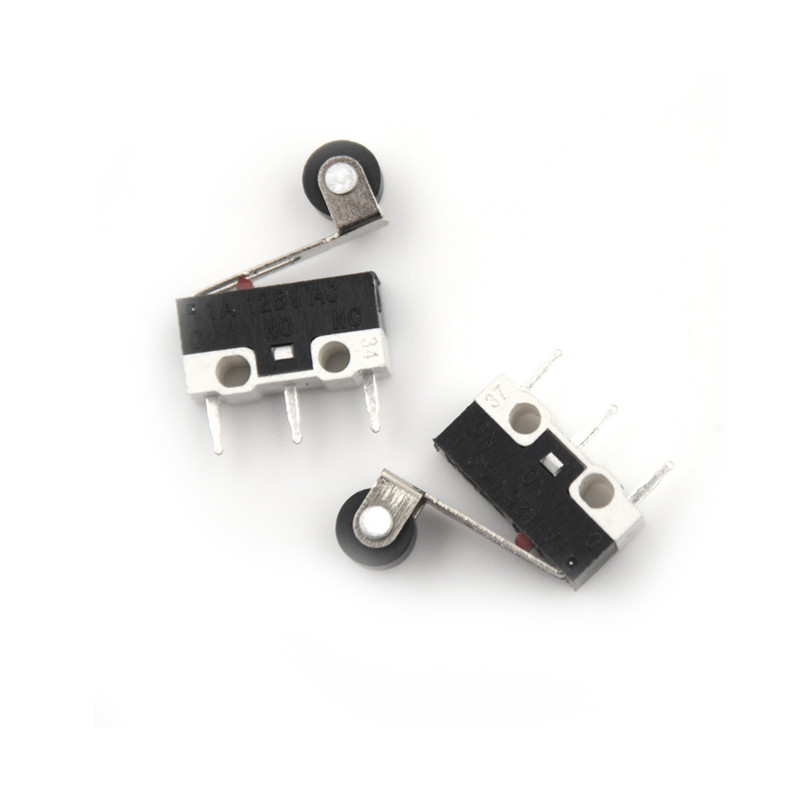 5Pcs New Ultra Mini Micro Switch Roller Lever Actuator Microswitch SPDT Sub Switch. 